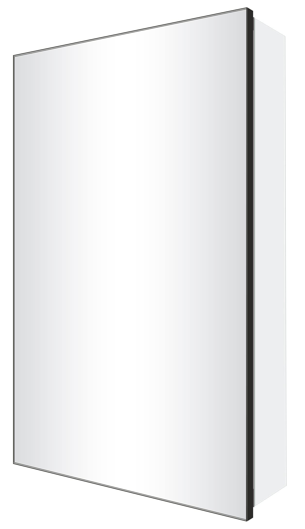 Bathroom Medicine Cabinet 22x30 Inches Recess or Surface Mount Mirror Cabinet