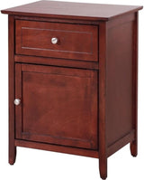 1 Drawer 1 Door Nightstand in Oak