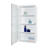 Plastic Medicine Mirror Cabinet for Bathroom 16 x 26 inch