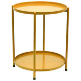 Table with Double Tier,Accent Side Table,Coffee End Table Night Stand for Living Room