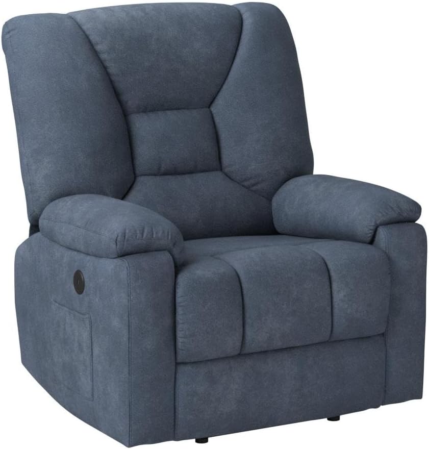 Power Lift Recliner Chair with Massage and Heat for Elderly, Microfiber