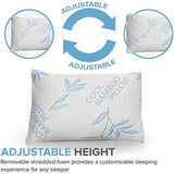 2 Pack King Size Rayon Derived from Bamboo Pillows for Sleeping