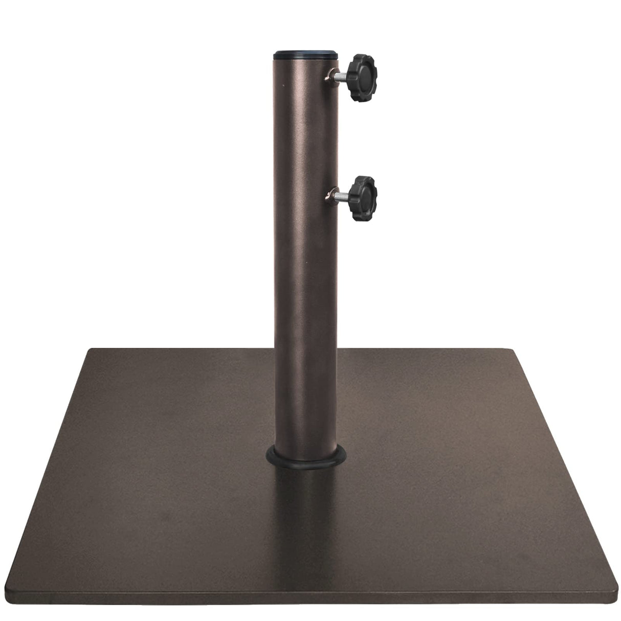 USA Up to 160 lbs Square Umbrella Base Steel Plate Umbrella Stand Market Patio Outdoor Heavy Duty Umbrella Holder