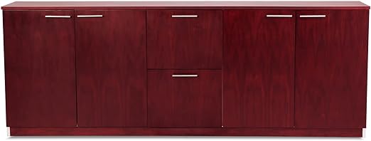 Reagan Modern Polished Cabinet Credenza