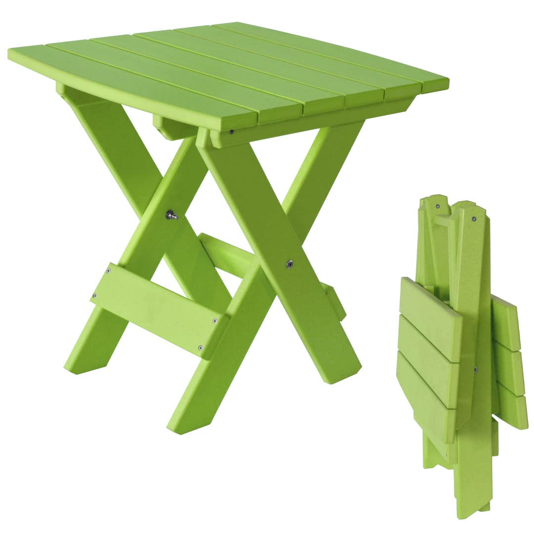 Outer Banks Collection Tailgate Folding Side Table (Lime)