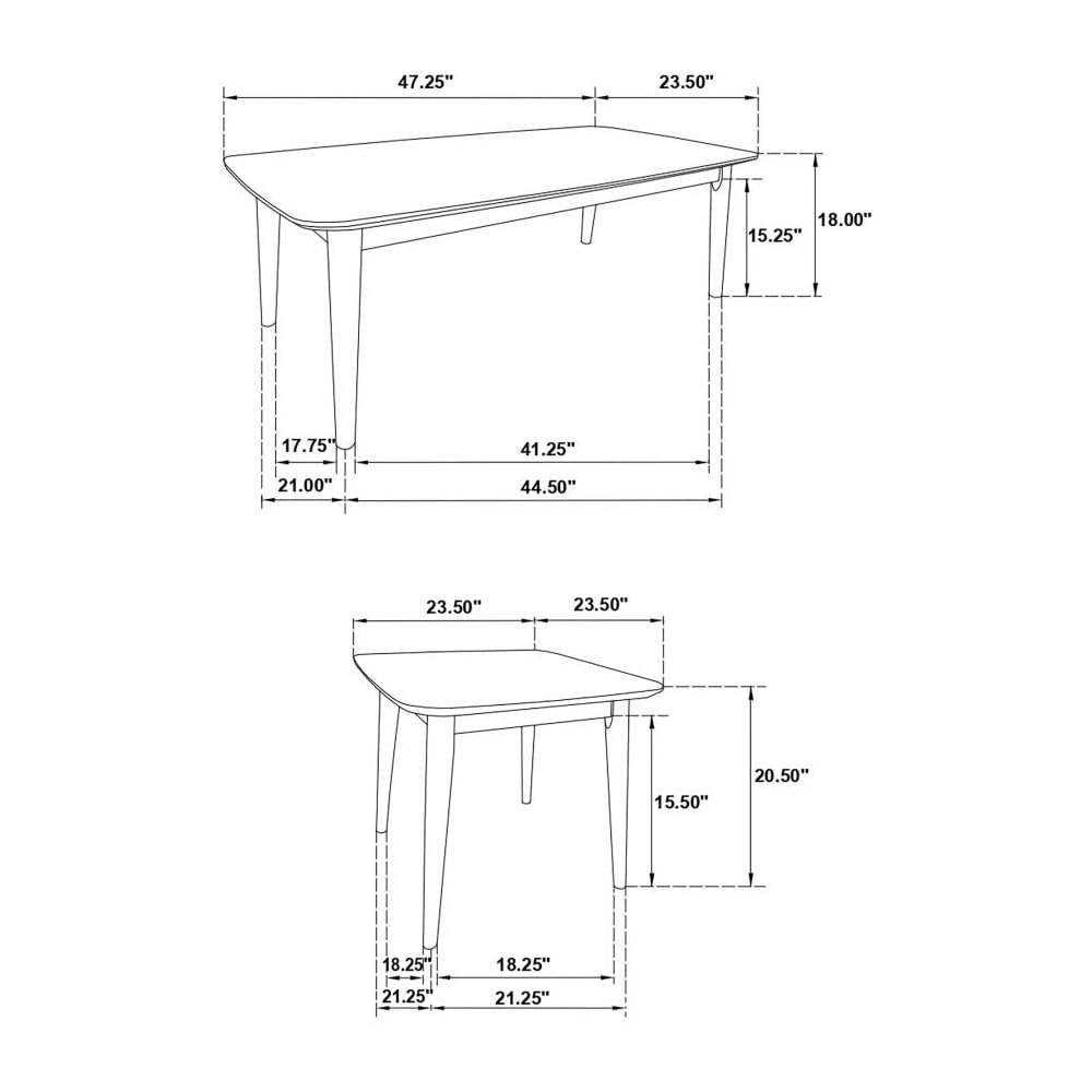 Coaster Home Furnishings 3 PC Coffee Table Set