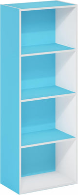 Luder Bookcase / Book / Storage, 4-Tier, White