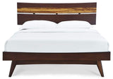 Classic Azara Bamboo Platform Bed King Sable