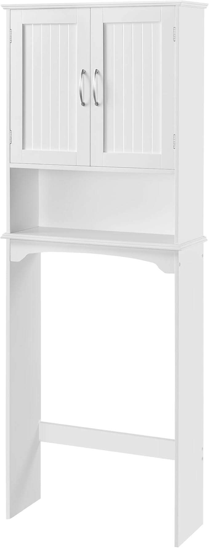 Over The Toilet Cabinet, Double Door Bathroom Storage Organizer