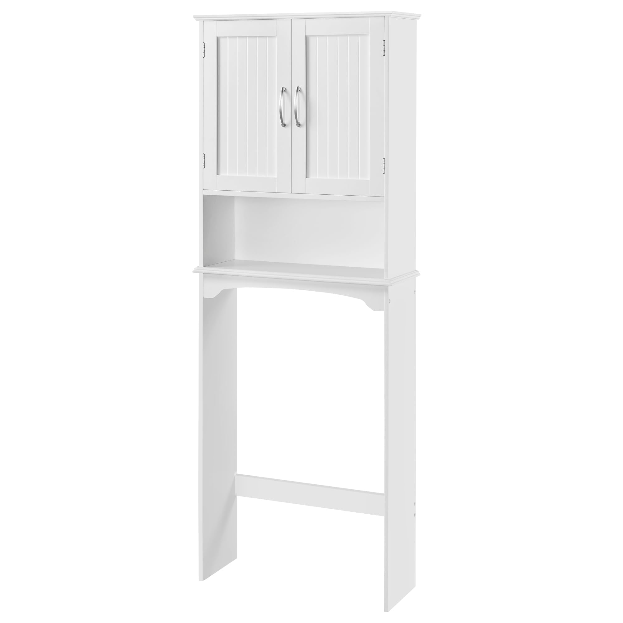 Over The Toilet Cabinet, Double Door Bathroom Storage Organizer