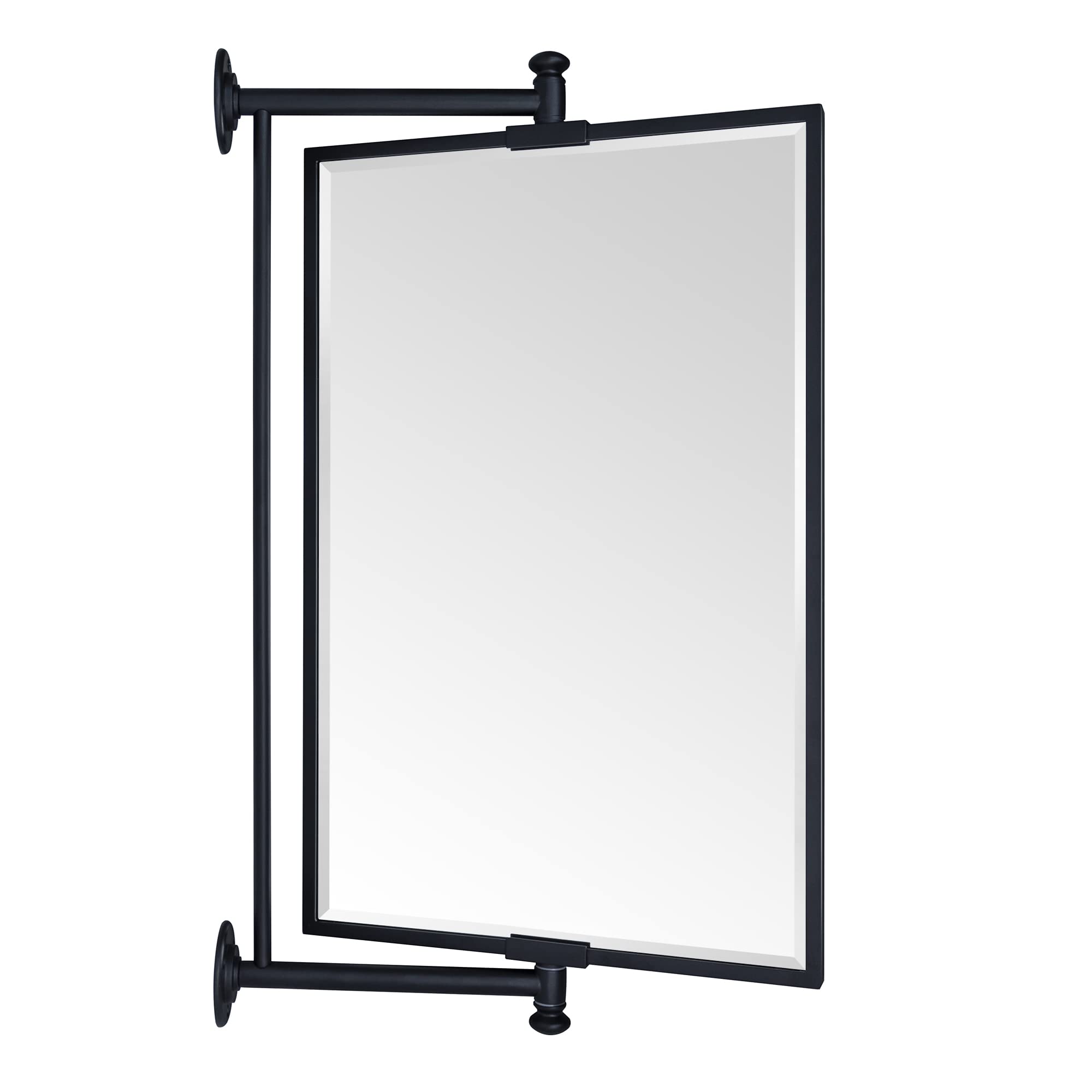 Pivot-N-View Extendable Bathroom Mirror with Tilt - 14 x 22 Inch Wall Mount