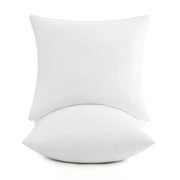 18x18 Pillow Inserts, Fluffy Soft Square Form Sham Stuffer Set of 2, Decorative Throw Pillows