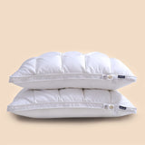 Nacove Heavenly Dreams Goose Down Pillow- Premium Quality Pillow - Breathable, Naturally Soft for - Sleep in Ultimate Comfort - King - 20 * 36"(Free PillowCase)