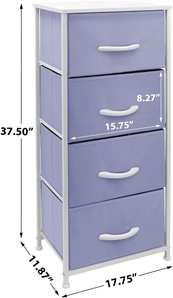 Dresser Storage Tower, Organizer Drawers for Closet Boys & Girls Bedroom