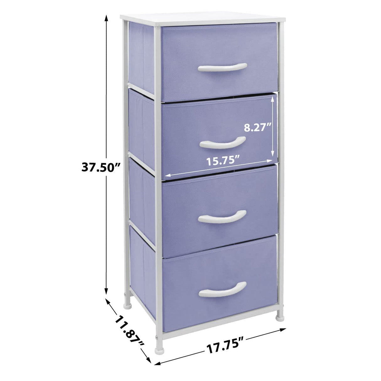 Dresser Storage Tower, Organizer Drawers for Closet Boys & Girls Bedroom