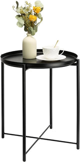 Round Metal Table (Black)