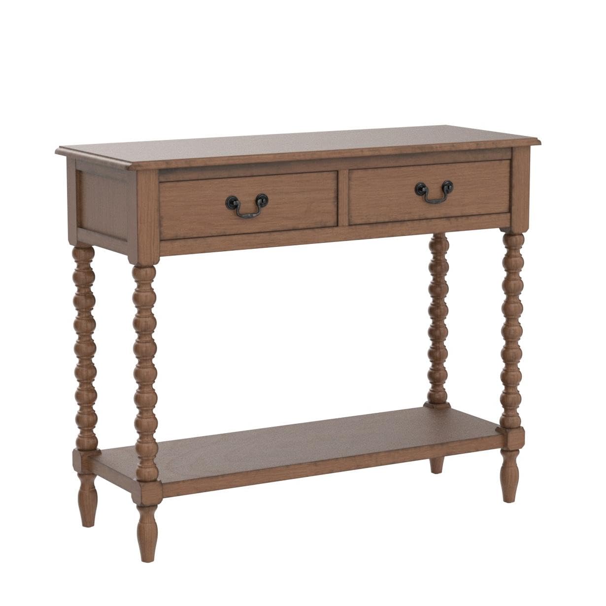 Home Collection Athena Brown 2-Drawer Console Table, 0
