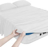 Queen Sheet Set for Air Mattress - 4 Piece Queen Sheets Set Deep Pocket Up to 24 Inches