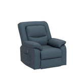 Recliner Chairs with Massage and Heat, Recliner Chair for Adults with Padded Backrest, Massage Recliner Chairs with Charge Ports & Pockets, Infinite Position for Living Room