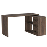 L Shaped Desk with Storage Cabinet, Wood L Shape Desk with Drawers Shelf