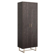Walter Heights Engineered Wood Storage Cabinet in Blade Walnut