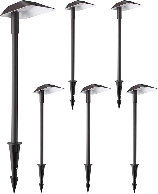 LED Low Voltage Landscape Lights, Super Bright 400LM Pathway Lights, Aluminum