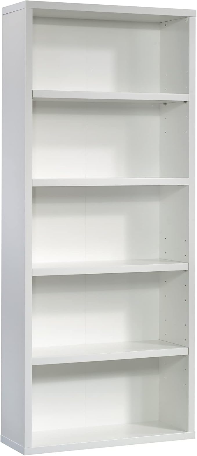 Miscellaneous Storage 5-Shelf Display Bookcase, Raven Oak Finish