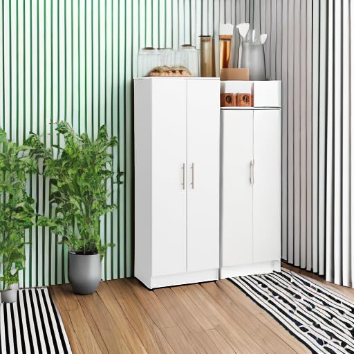 24" Storage Cabinet, White Storage Cabinet, Bathroom Cabinet, Pantry