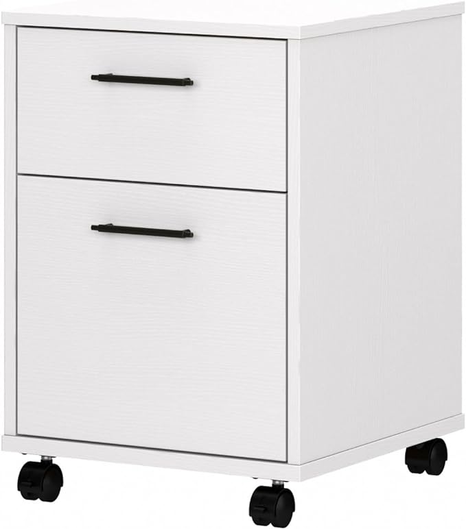 Key West 2 Drawer Mobile File Cabinet, Rolling File Cabinet for Home Office