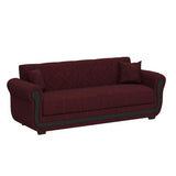 Empire Furniture USA Park Ave Collection Convertible Sofa Bed with Storage Space