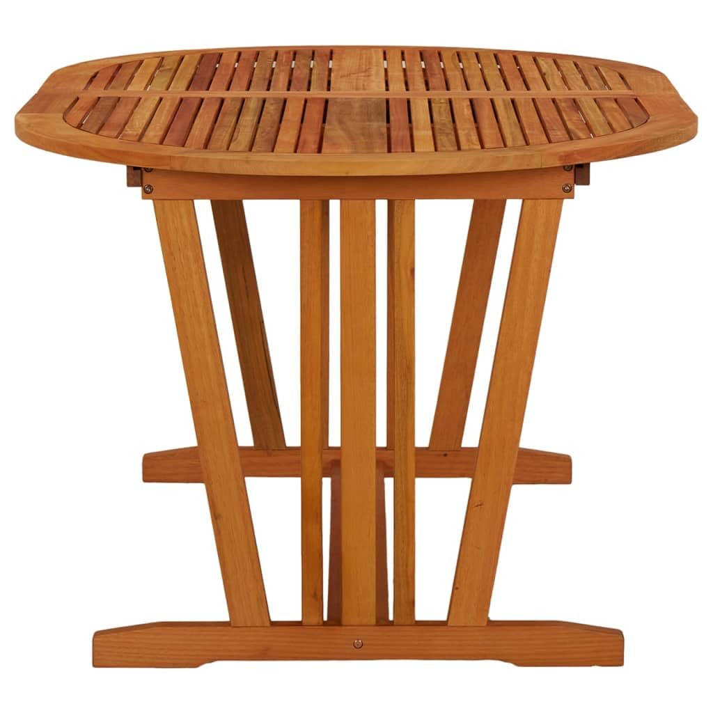Patio Table 78.7"x39.4"x29.5" Solid Wood Eucalyptus