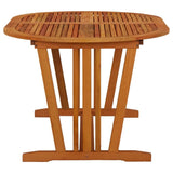 Patio Table 78.7"x39.4"x29.5" Solid Wood Eucalyptus
