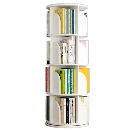 360° Rotating Bookcase,3-5 Tier DIY Bookshelf, Floor Standing Display Shelves, Cultivate Children's Reading Interest,Birthday Color : B, Size : 50.8 * 128cm(4 Tier)