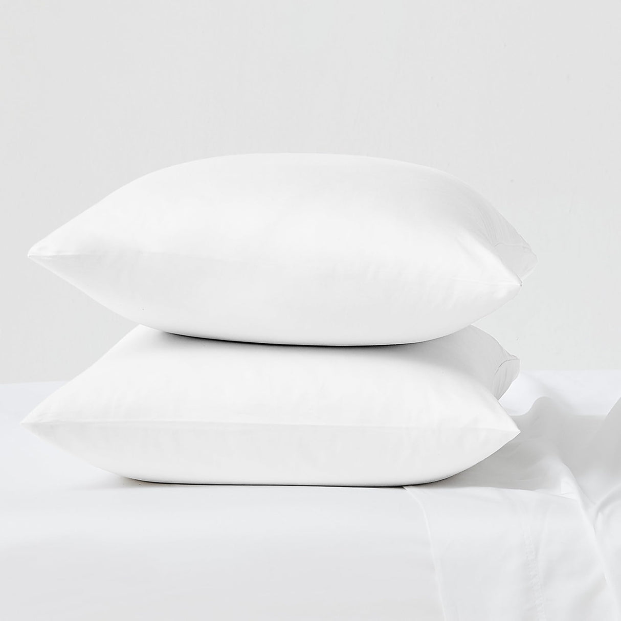 1000 Thread Count 100% Egyptian Cotton Pillow Case Set, Best King Size (20"x40") Pillowcases Sateen Weave