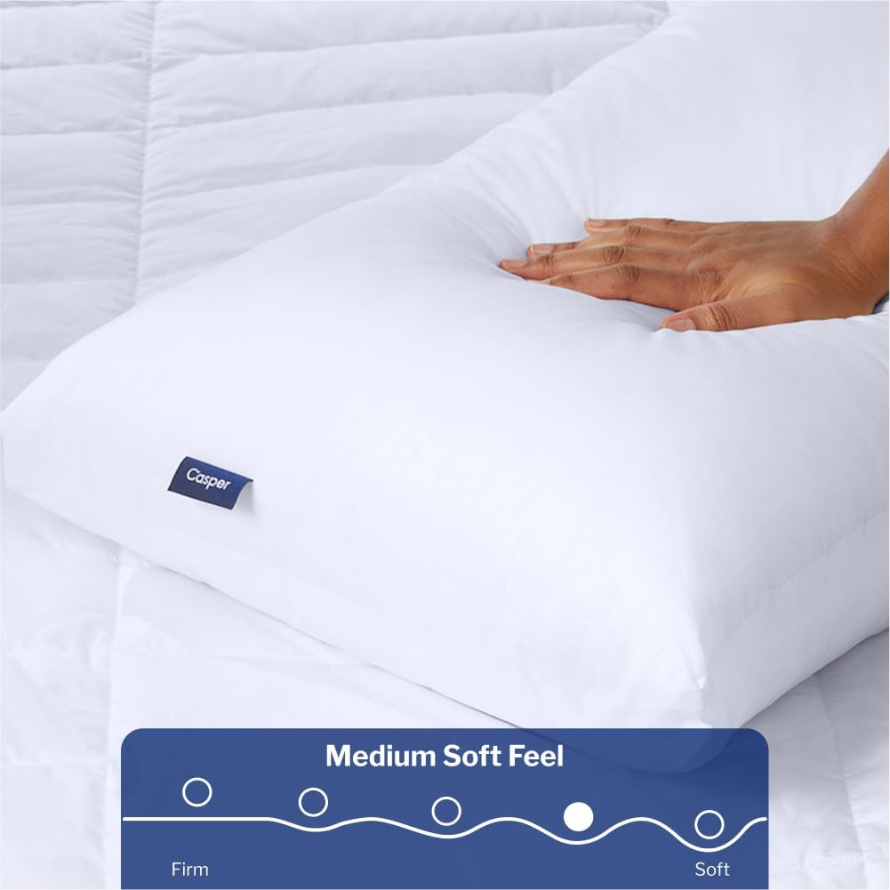 Casper Sleep Original Pillow for Sleeping, Standard, White