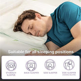 Twin XL Size Mattress, 6 Inch Anula Green Tea Infused Memory Foam Mattress