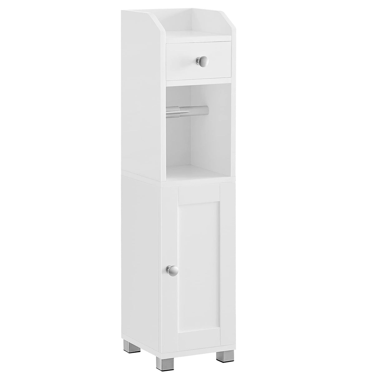 Small Bathroom Storage Cabinet, Toilet Paper Holder with Storage, Toilet Paper Storage