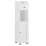 Small Bathroom Storage Cabinet, Toilet Paper Holder with Storage, Toilet Paper Storage