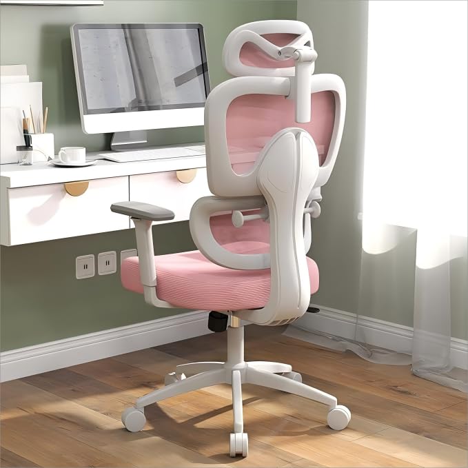 Ergonomic Office Chair with Adjustable Lumbar Support and 3D Arms