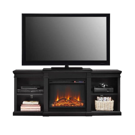 Manchester Fireplace TV Stand for TVs up to 70 Inch, Replaceable Electric Fireplace Insert