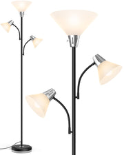 Modern Floor Lamp with Adjustable Reading Light