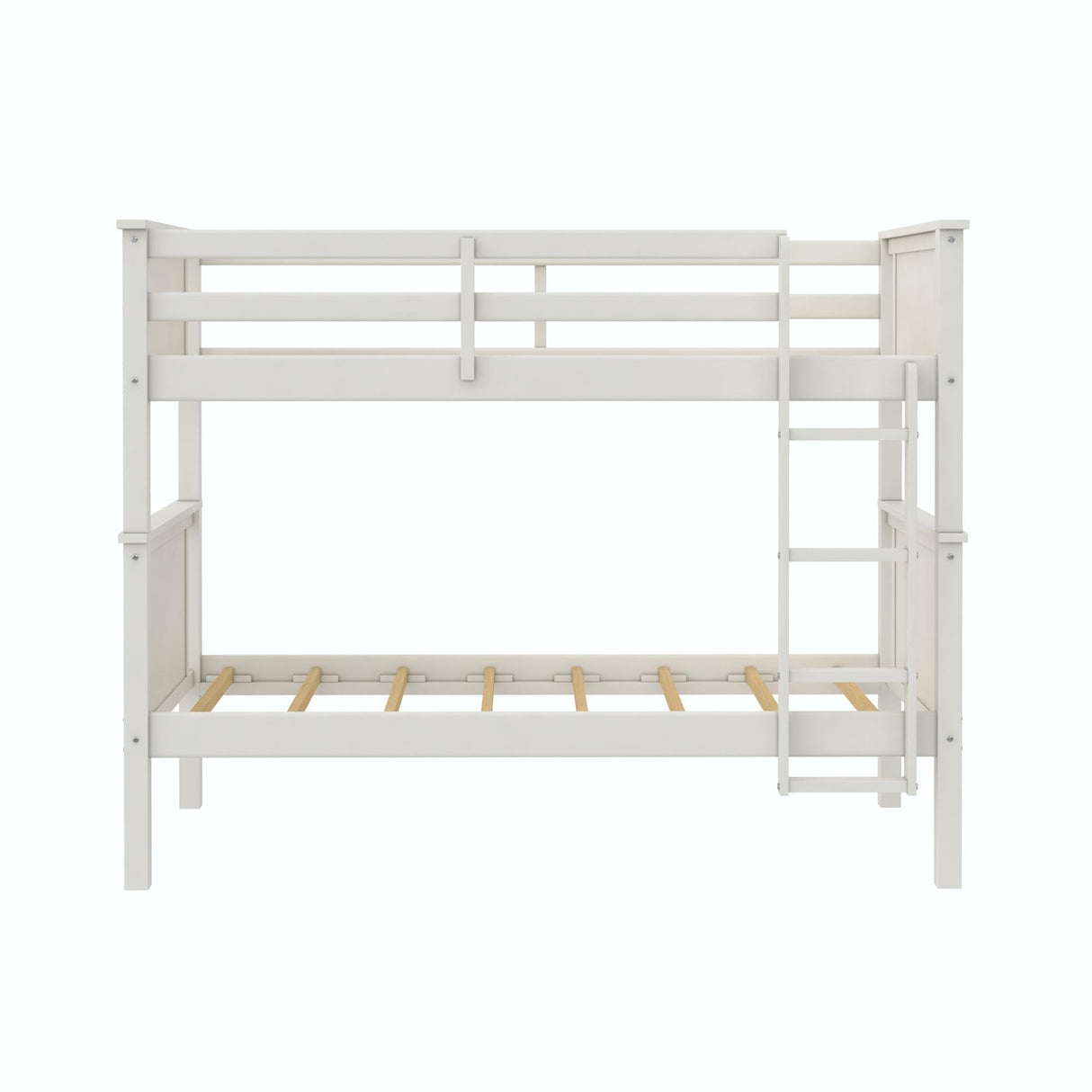 Bailen Convertible Solid Wood Bunk Bed, Stackable and Detachable Bed Frames