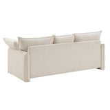 Seater Sectional Sofa Couch, Modern Loveseat Sofas for Living Room, Small Sofas Couches for Small Spaces,Easy to Install,Beige