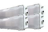 72W LED Vapor Tight Lights | Commercial Indoor/Outdoor Hardwired IP65 Waterproof