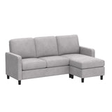 Convertible Sectional Sofa Couch with Reversible Chaise, L-Shaped Couch with Modern