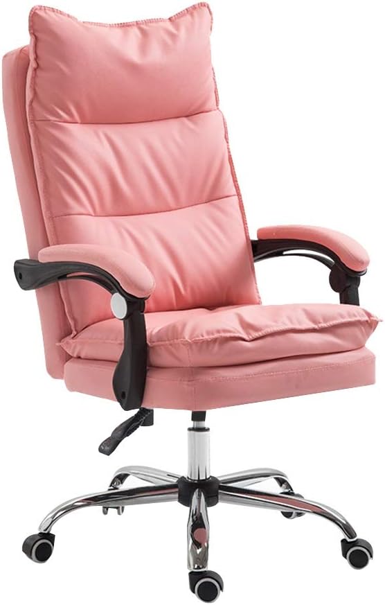 Boss Chair，Ergonomic PU Leather Executive Office Chair Desk Task Computer Chair Swivel High Back Chair