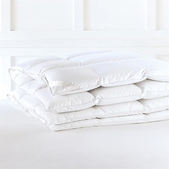 Nottingham Winter Weight Hungarian White Goose Down Comforter Twin