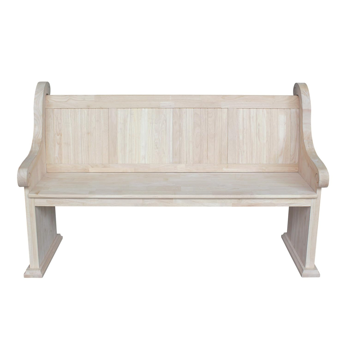 Sanctuary, Unfinished Bench, 62.8 in W x 25 in D x 38.2 in H