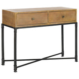 American Homes Collection Julian Natural Color Console Table