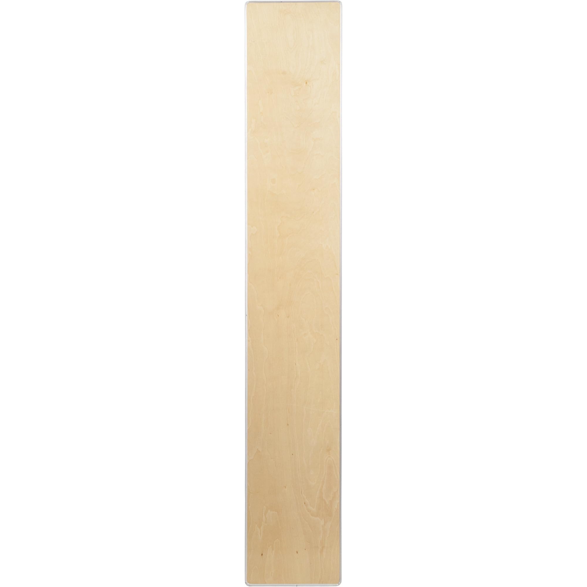 Amara 72" x 12" x 12" Birchwood Bar Top Riser with Folding Silver Legs
